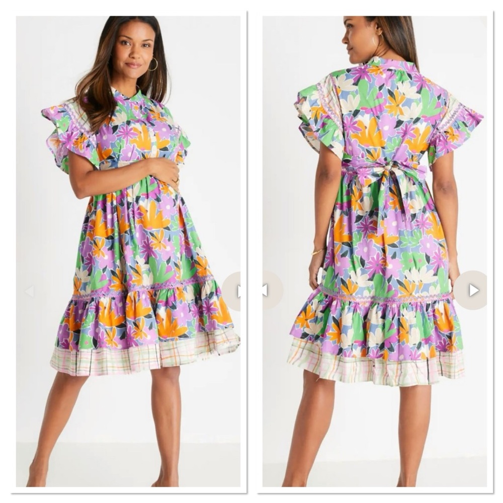 CeliaB Yvette Short Vibrant Floral Dress NWT, Medium